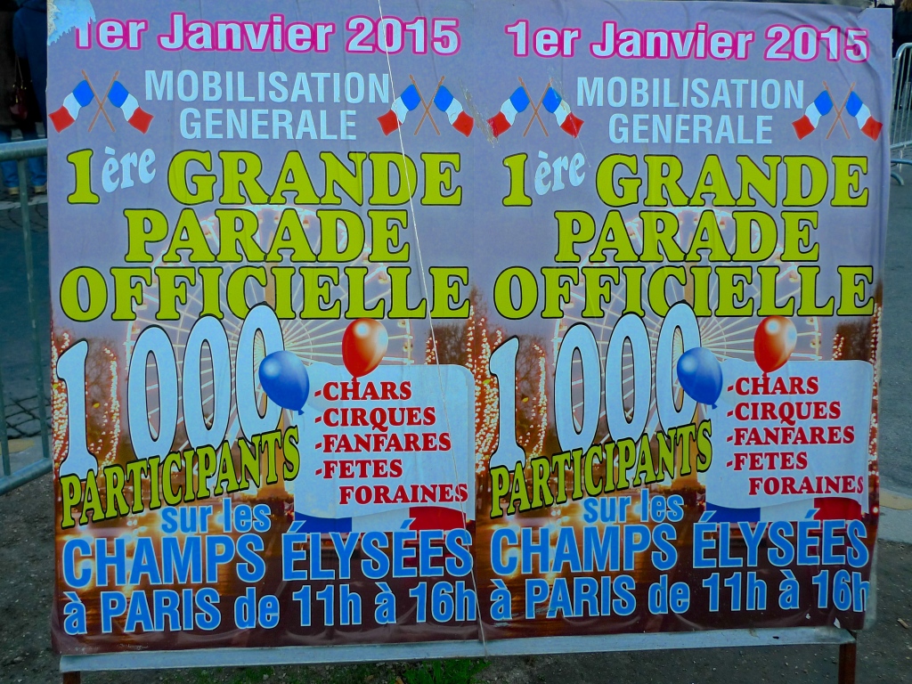 Champs Elysées - New Year’s Day Parade